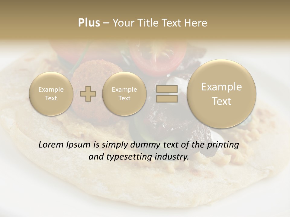 Pieces Eating Diet PowerPoint Template