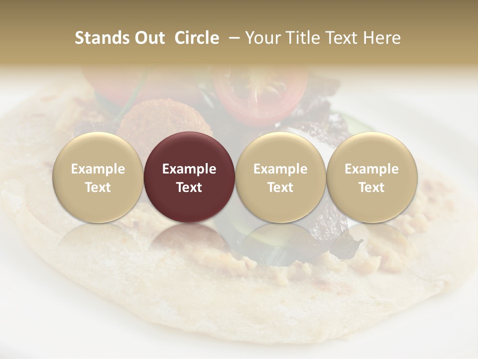 Pieces Eating Diet PowerPoint Template