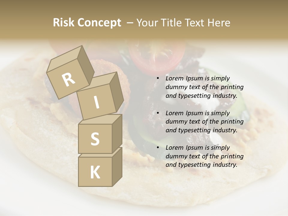 Pieces Eating Diet PowerPoint Template