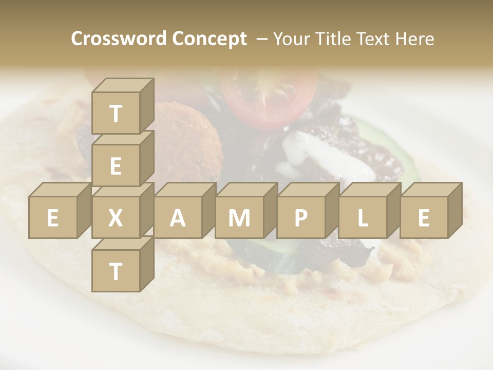 Pieces Eating Diet PowerPoint Template