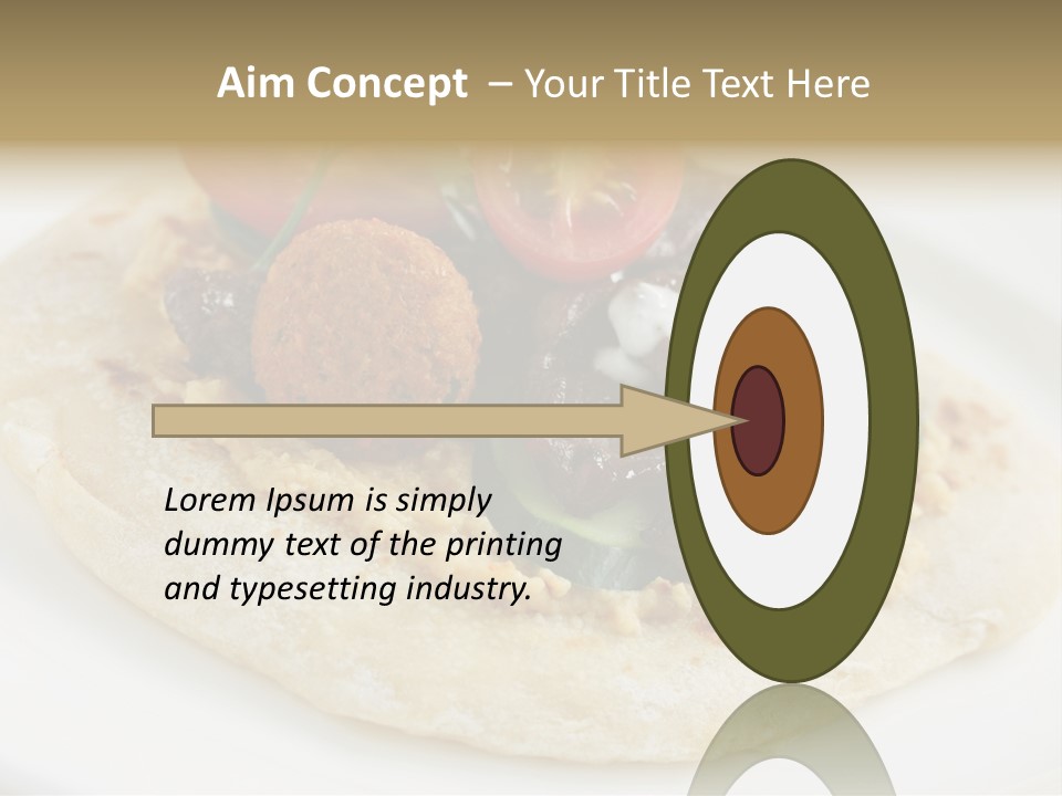 Pieces Eating Diet PowerPoint Template