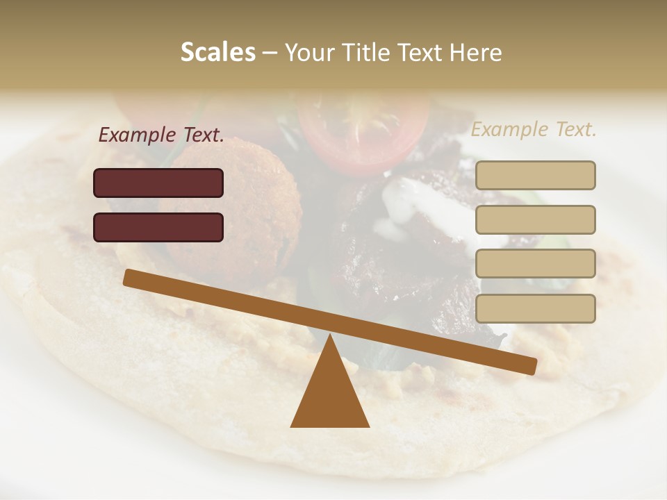 Pieces Eating Diet PowerPoint Template