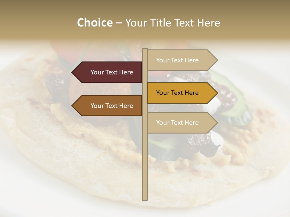 Pieces Eating Diet PowerPoint Template