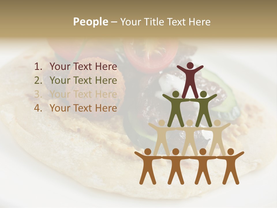 Pieces Eating Diet PowerPoint Template