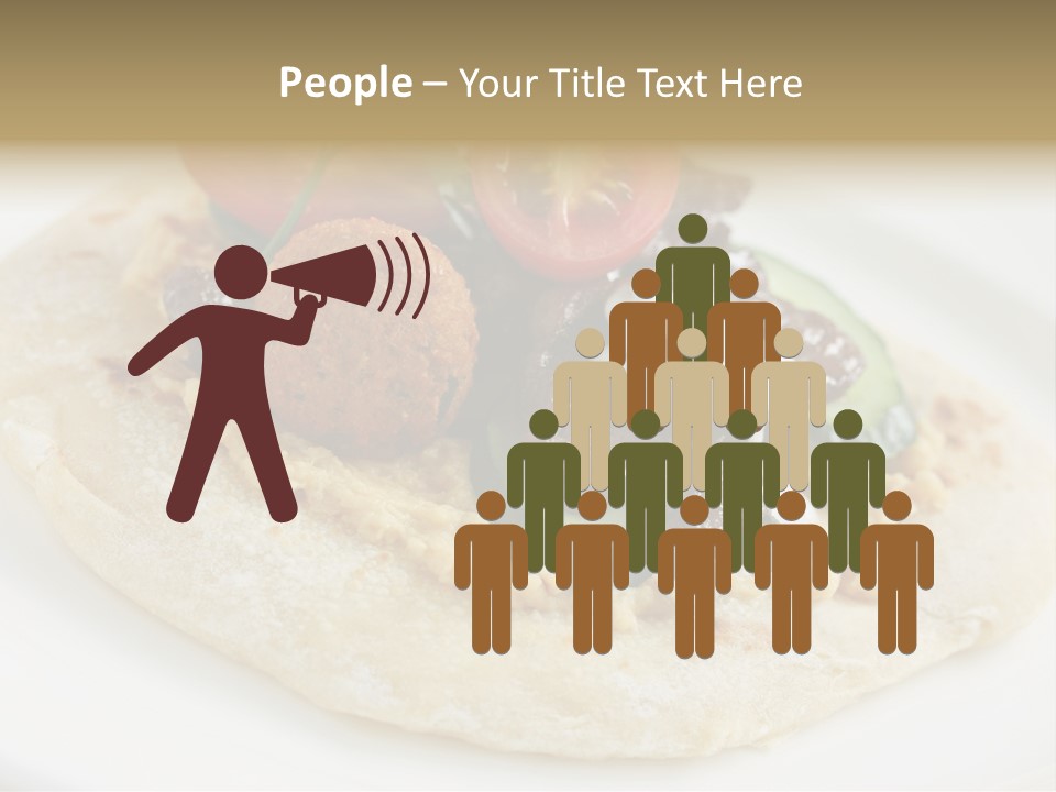 Pieces Eating Diet PowerPoint Template