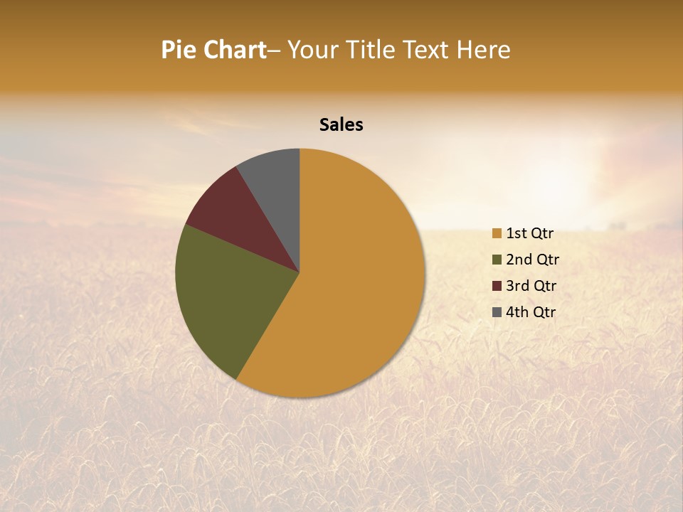 Wheat Growth Horizon PowerPoint Template