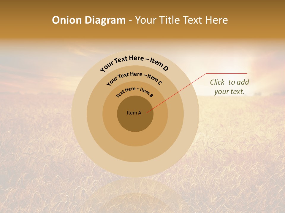 Wheat Growth Horizon PowerPoint Template