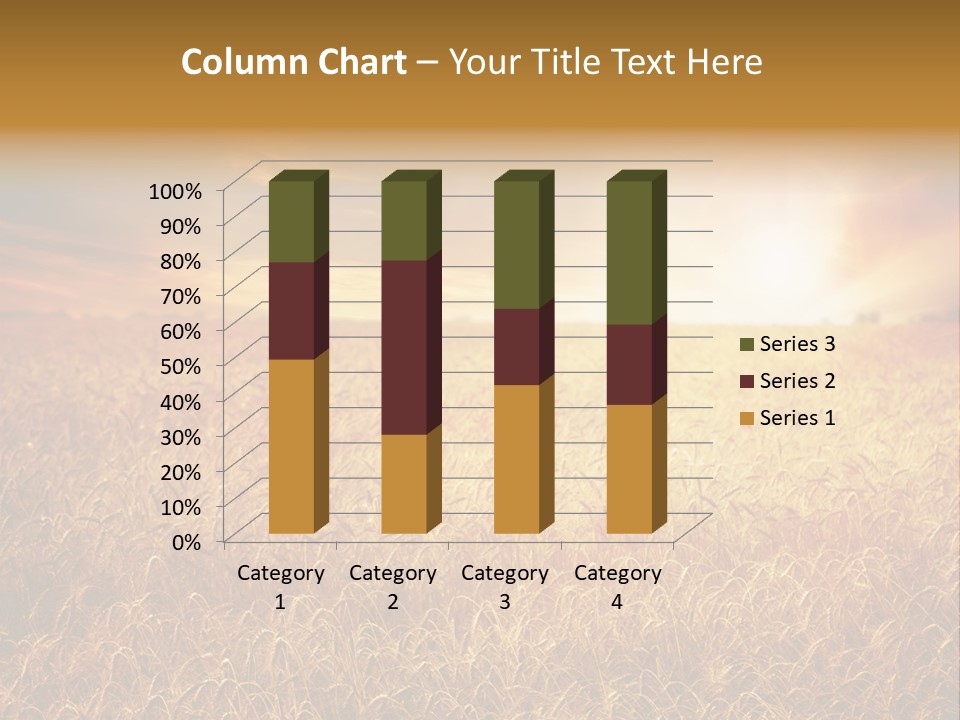 Wheat Growth Horizon PowerPoint Template