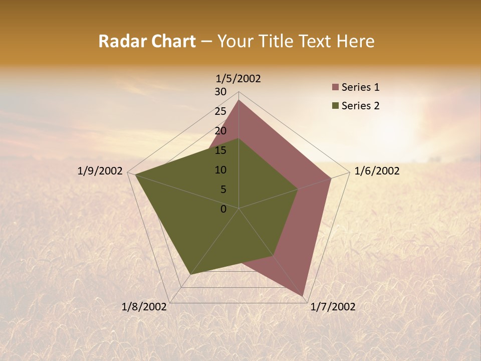 Wheat Growth Horizon PowerPoint Template