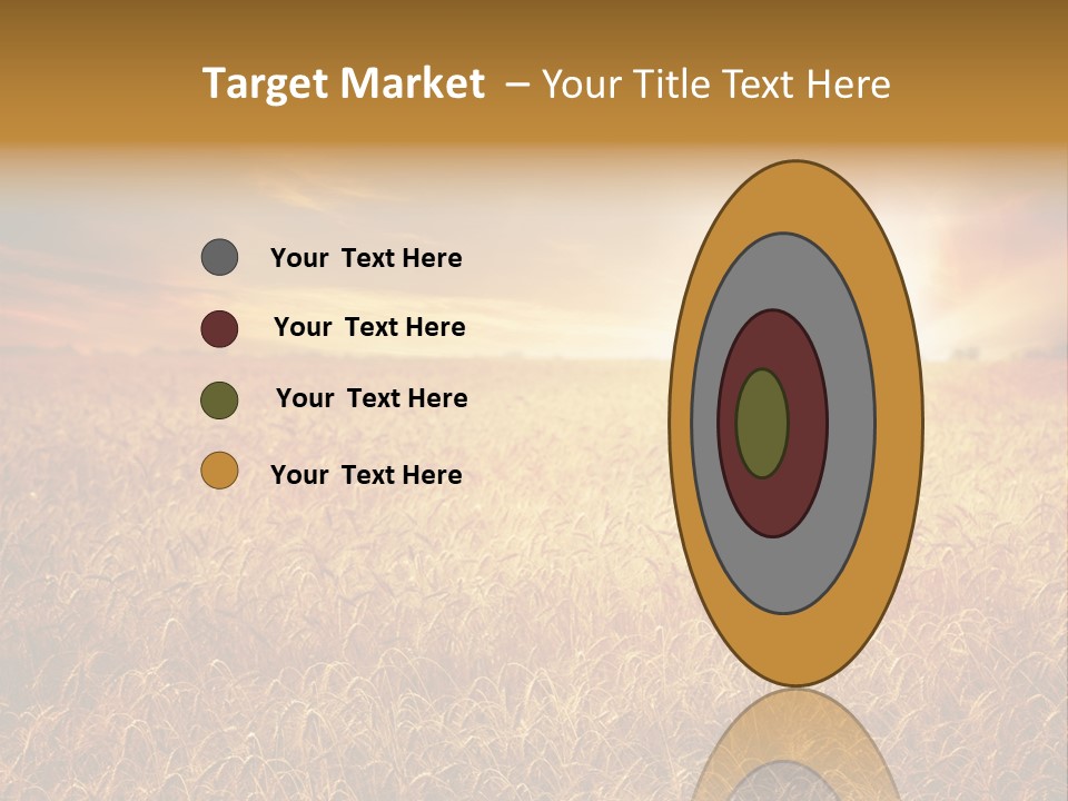 Wheat Growth Horizon PowerPoint Template
