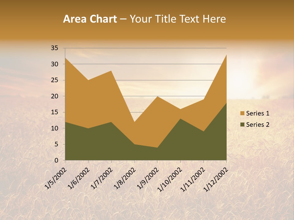 Wheat Growth Horizon PowerPoint Template