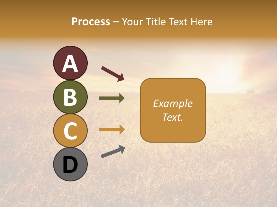 Wheat Growth Horizon PowerPoint Template