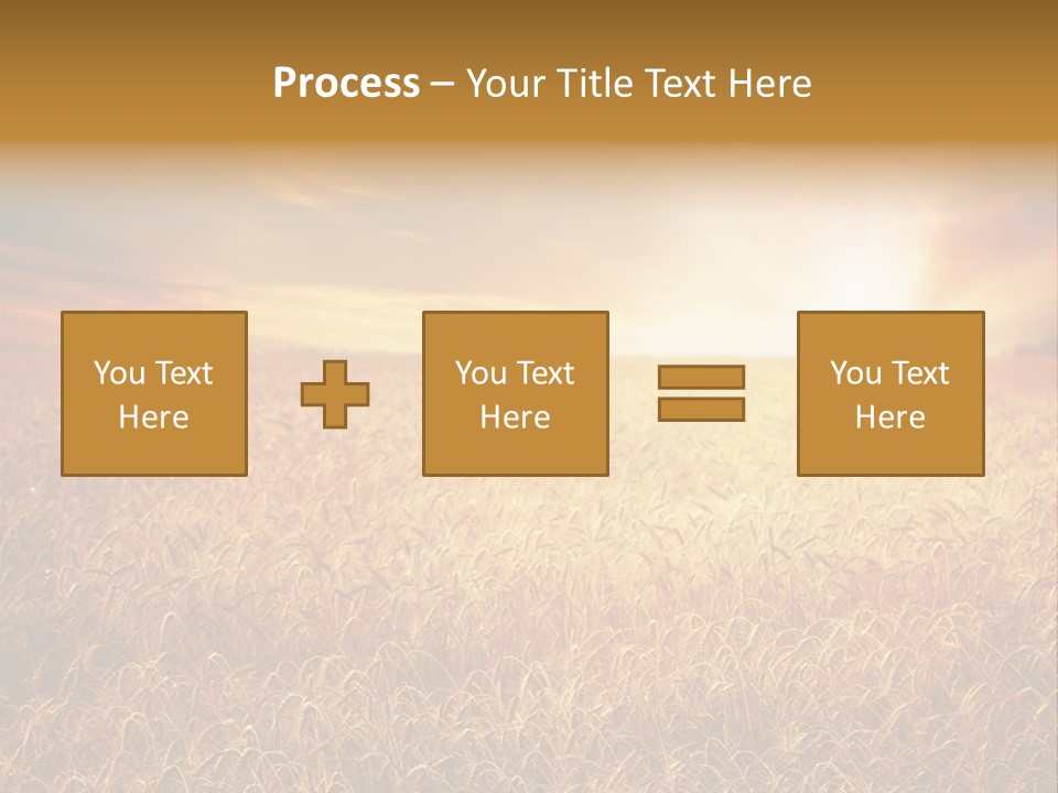Wheat Growth Horizon PowerPoint Template