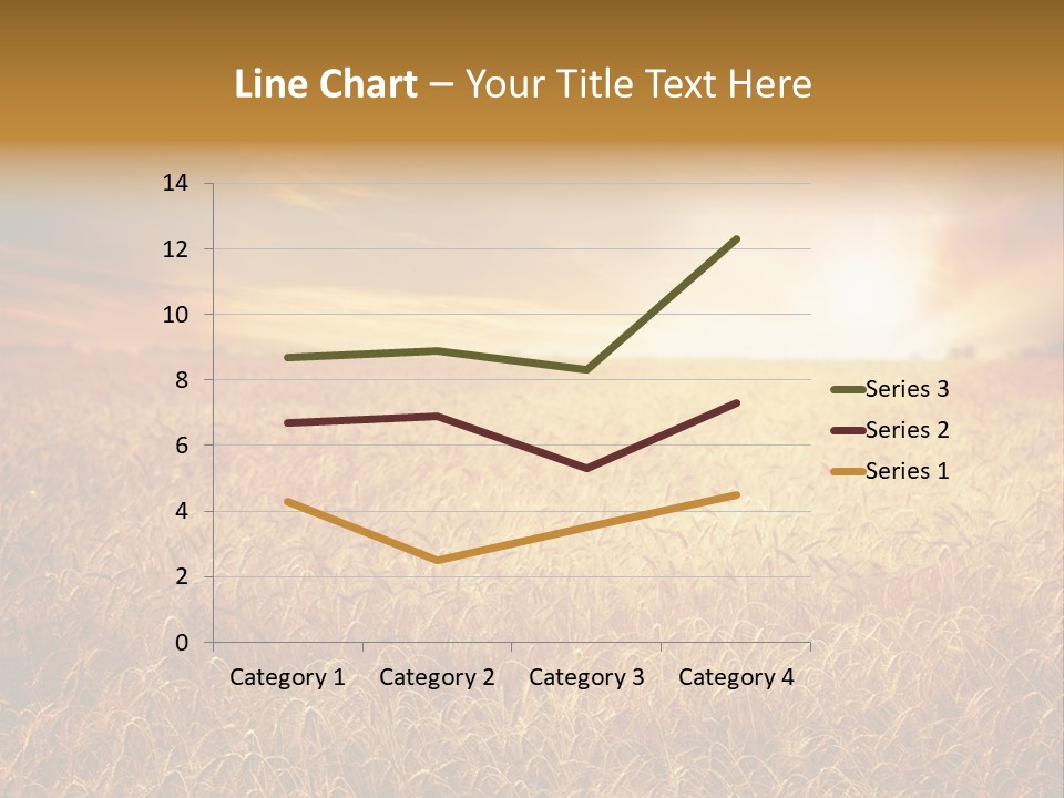 Wheat Growth Horizon PowerPoint Template