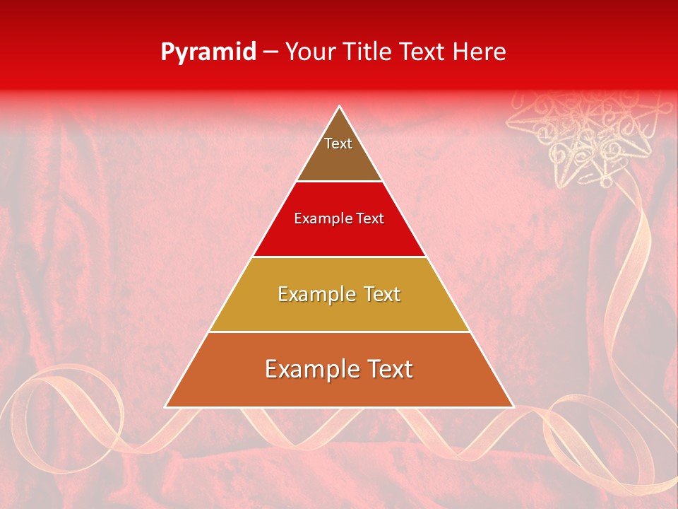 Red And Gold Christmas Background PowerPoint Template