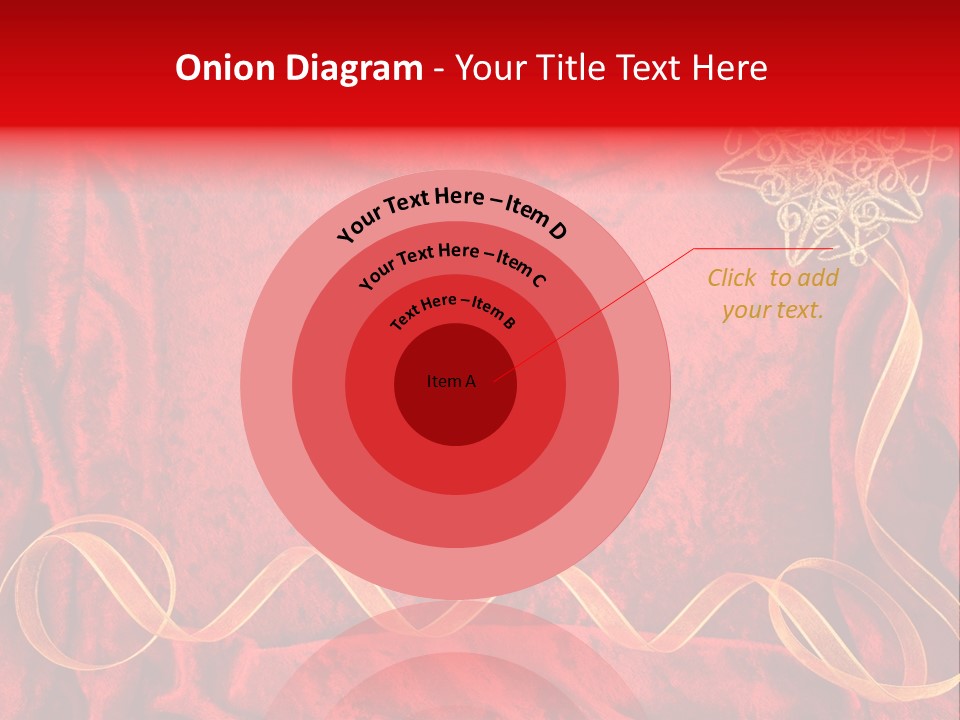 Red And Gold Christmas Background PowerPoint Template