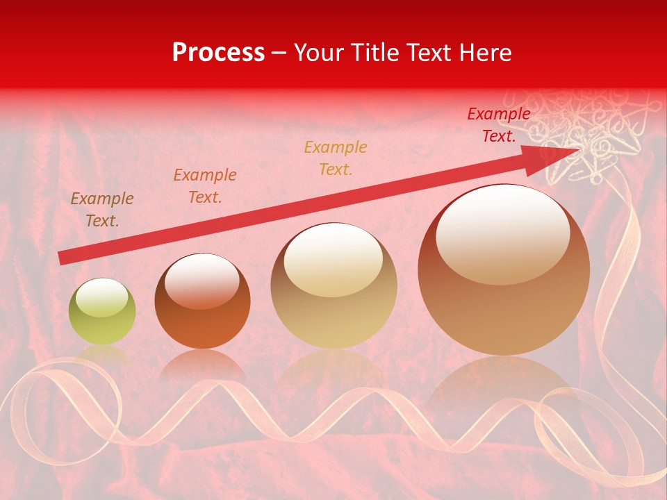 Red And Gold Christmas Background PowerPoint Template