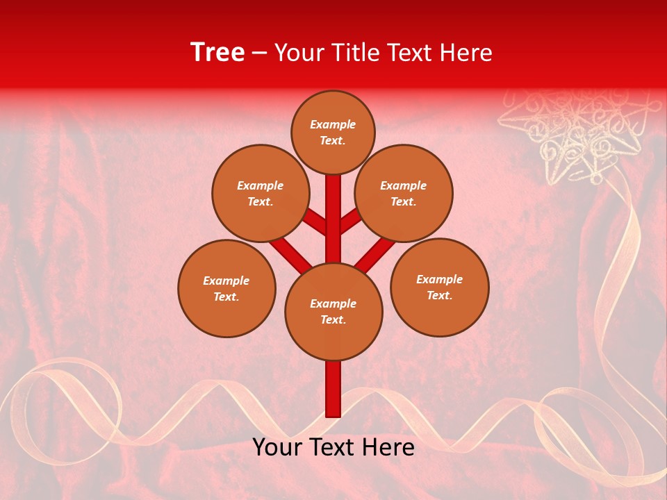 Red And Gold Christmas Background PowerPoint Template