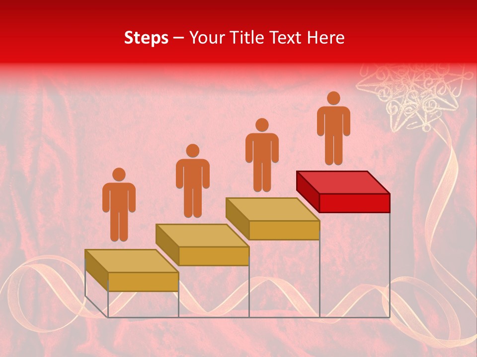 Red And Gold Christmas Background PowerPoint Template