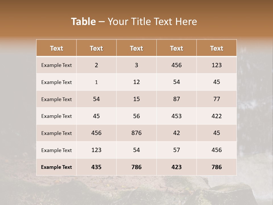 Striped Tiger PowerPoint Template