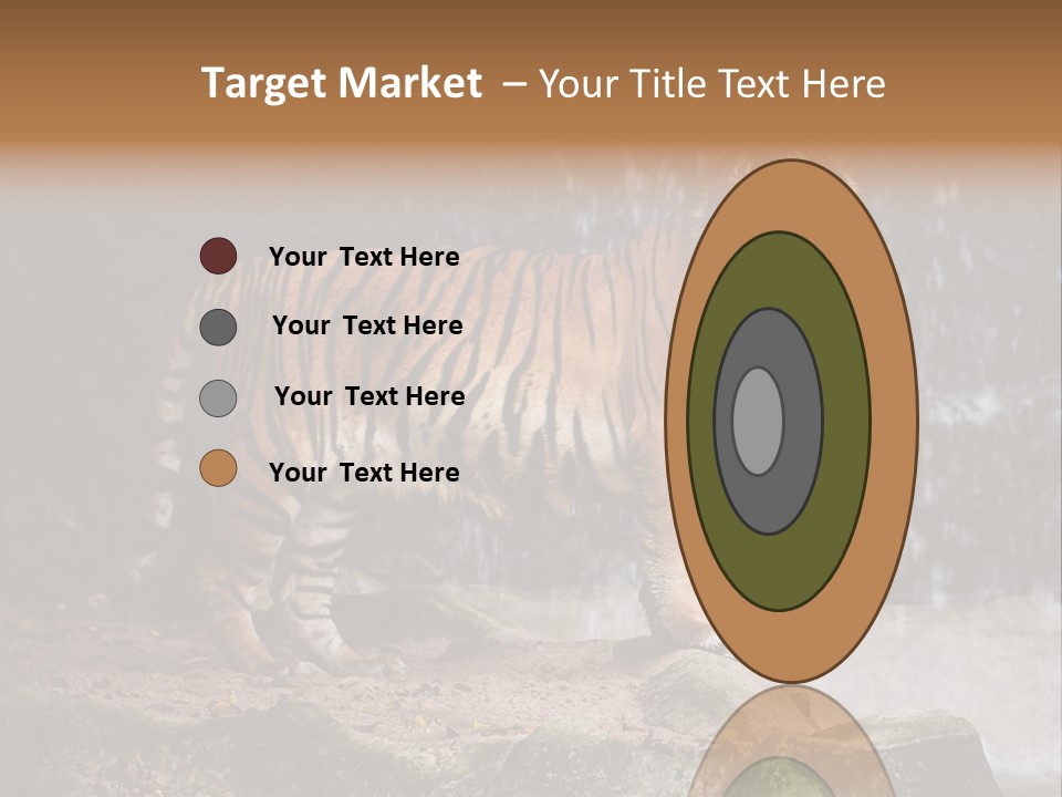 Striped Tiger PowerPoint Template