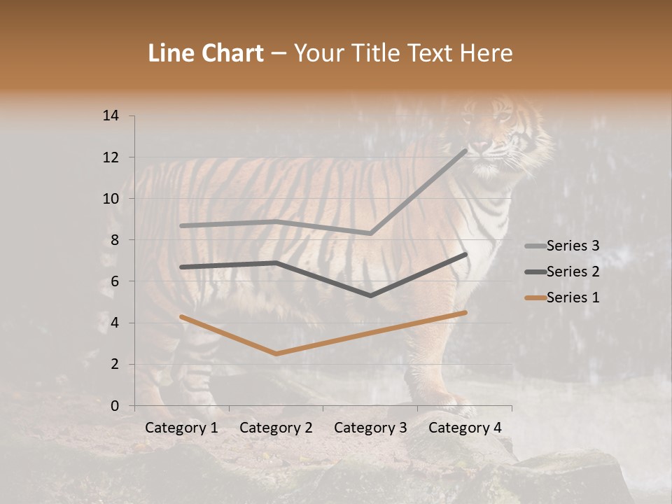 Striped Tiger PowerPoint Template