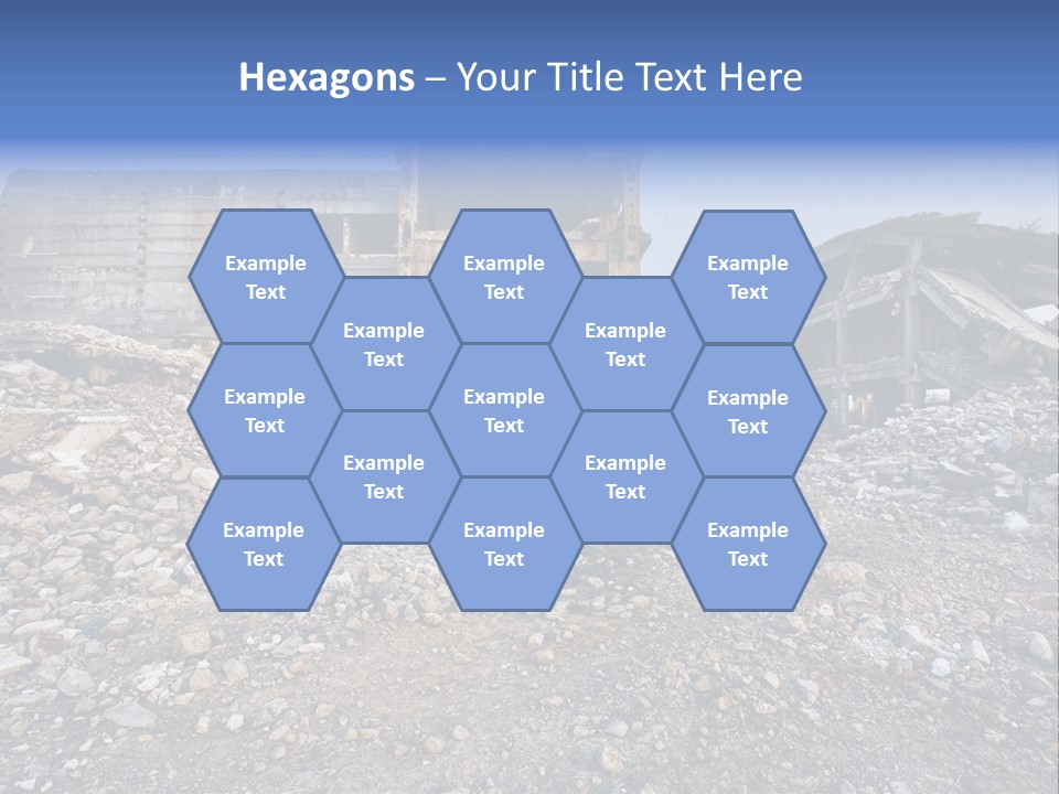 Abandoned Down Office PowerPoint Template