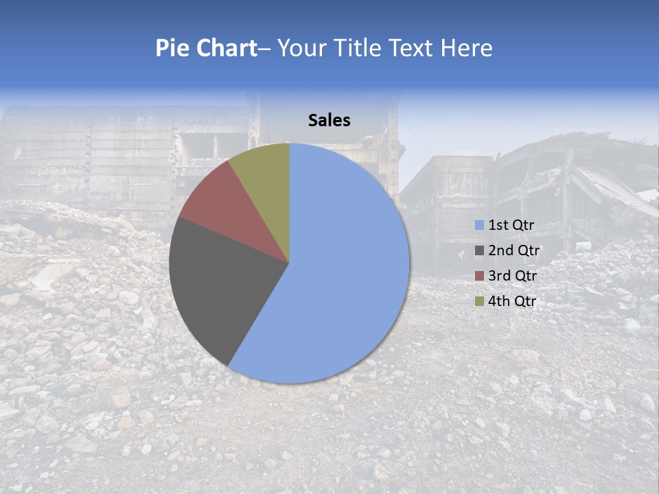 Abandoned Down Office PowerPoint Template