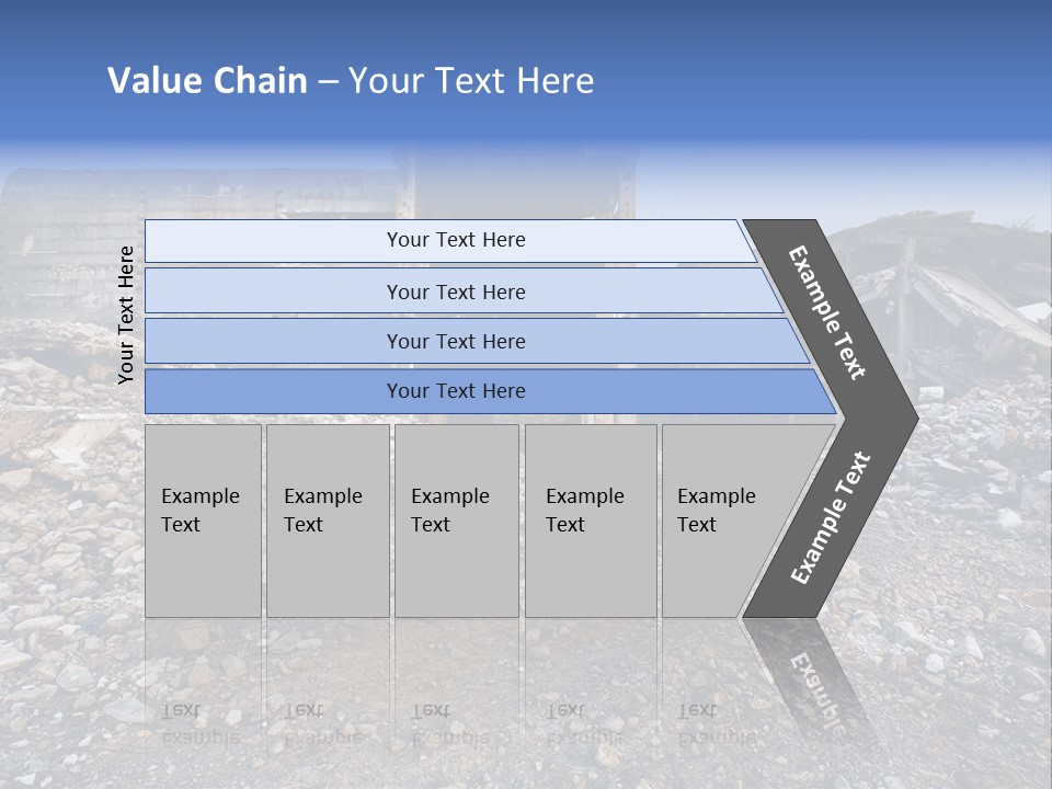 Abandoned Down Office PowerPoint Template
