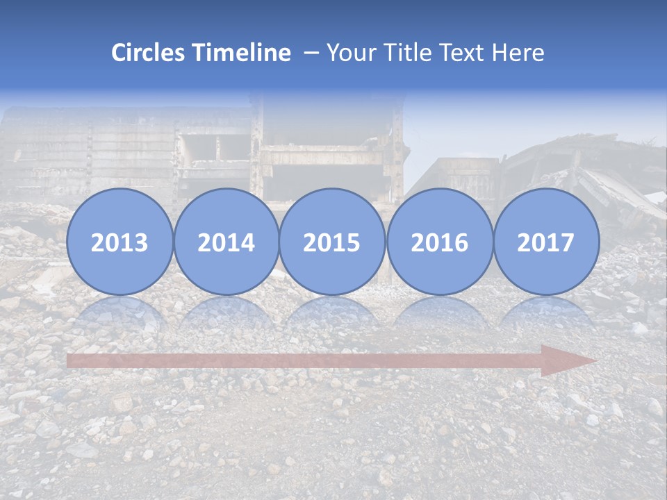 Abandoned Down Office PowerPoint Template