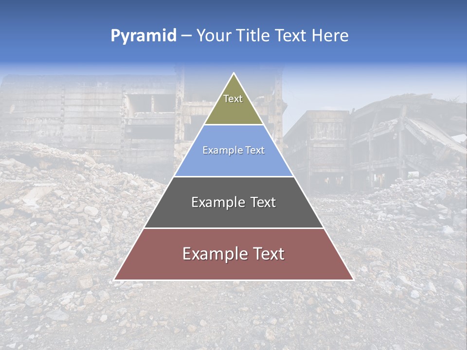 Abandoned Down Office PowerPoint Template