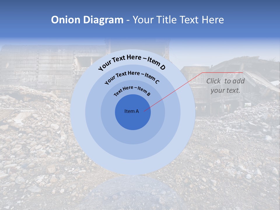 Abandoned Down Office PowerPoint Template