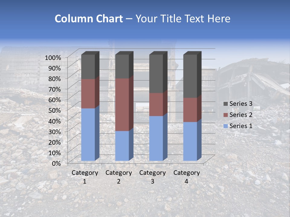 Abandoned Down Office PowerPoint Template