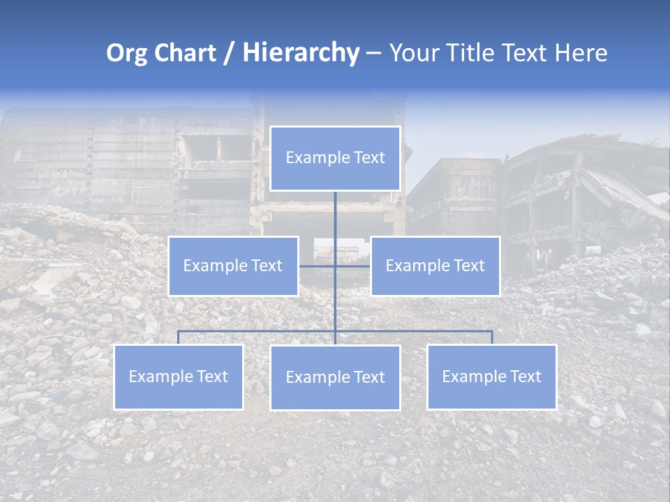 Abandoned Down Office PowerPoint Template
