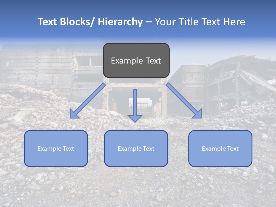 Abandoned Down Office PowerPoint Template