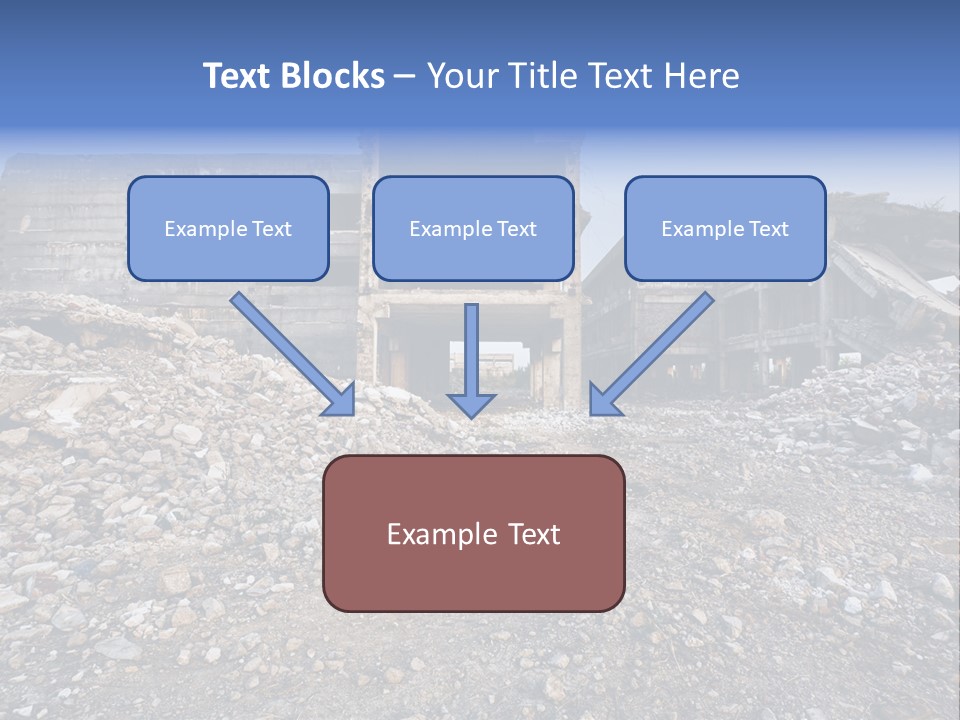 Abandoned Down Office PowerPoint Template