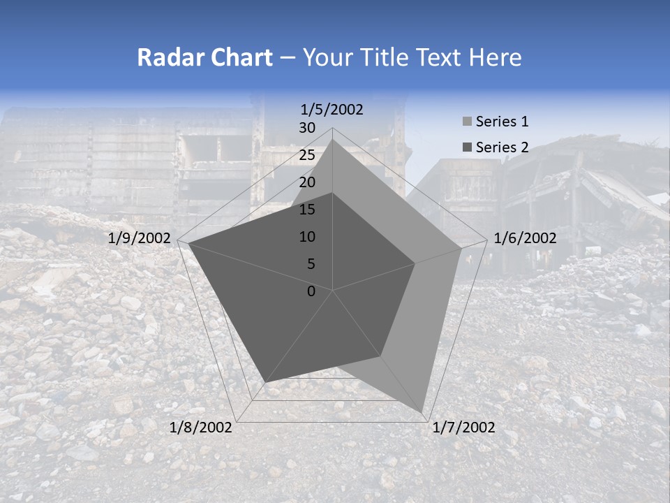 Abandoned Down Office PowerPoint Template