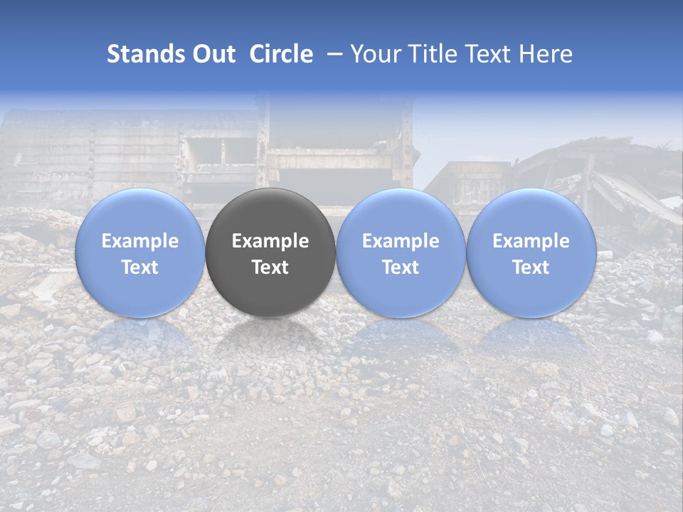 Abandoned Down Office PowerPoint Template