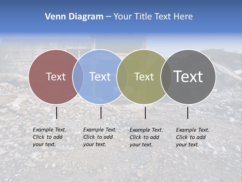Abandoned Down Office PowerPoint Template