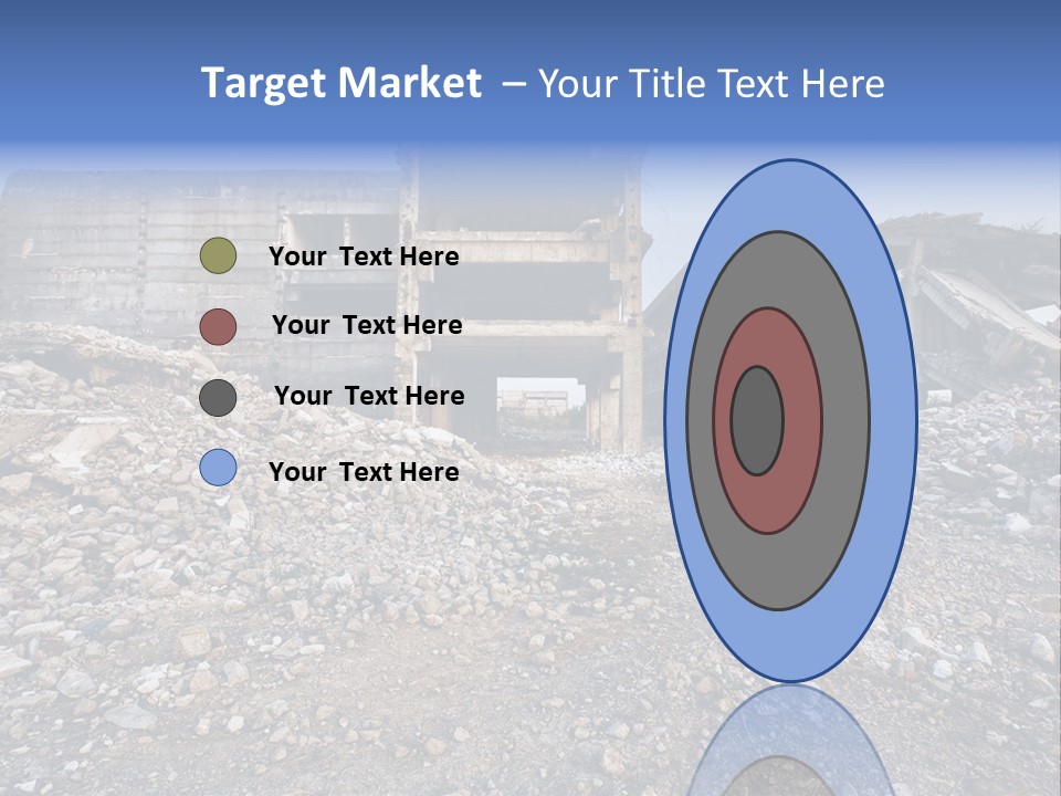 Abandoned Down Office PowerPoint Template