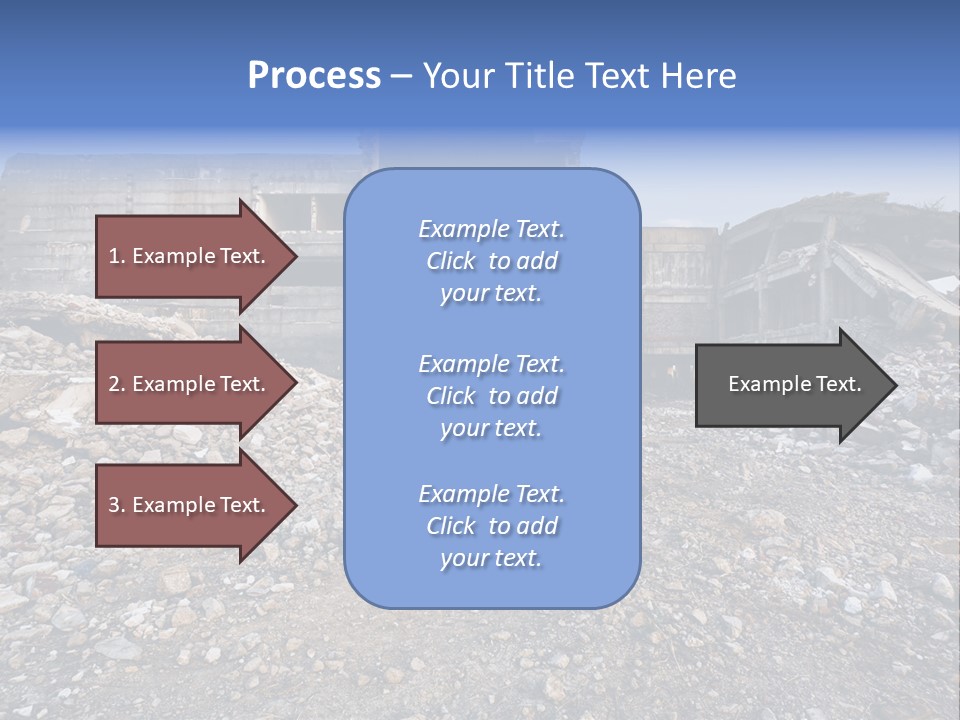 Abandoned Down Office PowerPoint Template