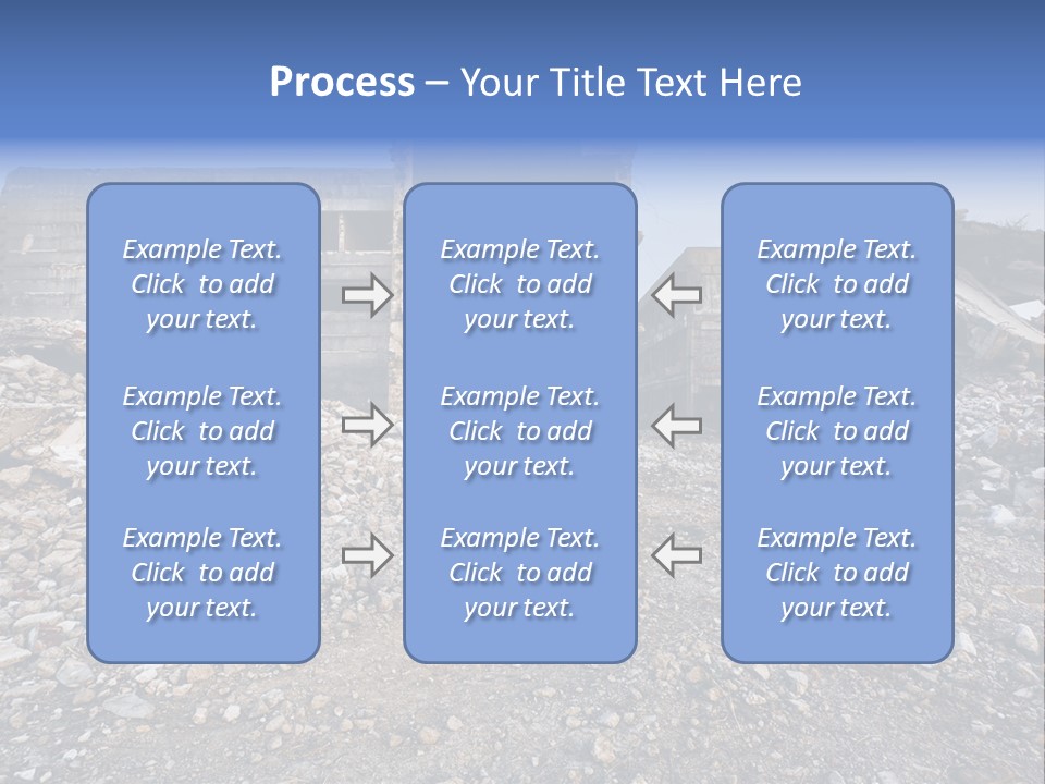 Abandoned Down Office PowerPoint Template