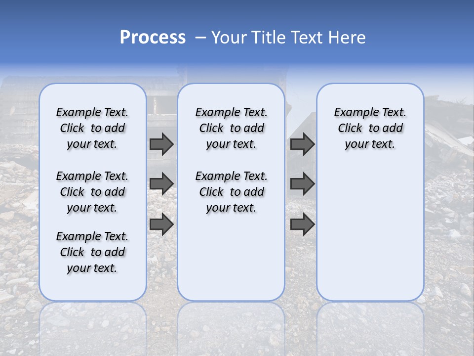 Abandoned Down Office PowerPoint Template