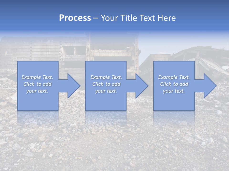 Abandoned Down Office PowerPoint Template