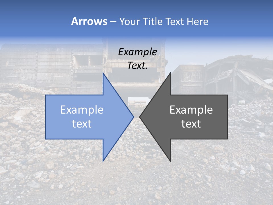 Abandoned Down Office PowerPoint Template