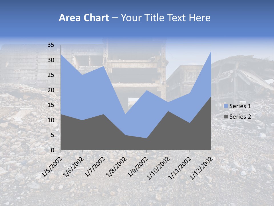 Abandoned Down Office PowerPoint Template