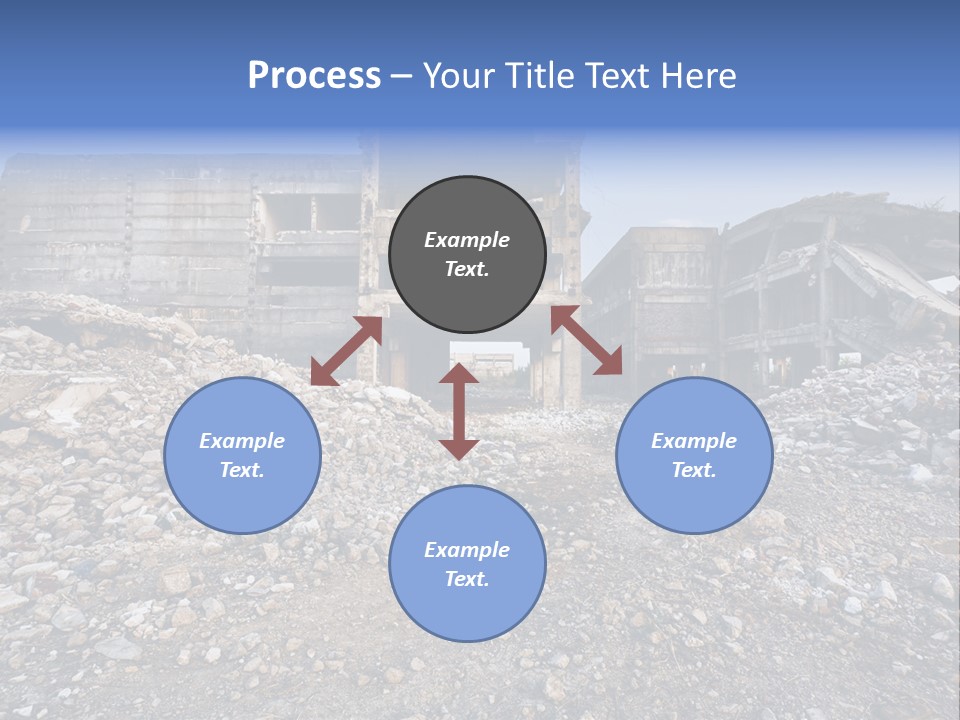 Abandoned Down Office PowerPoint Template