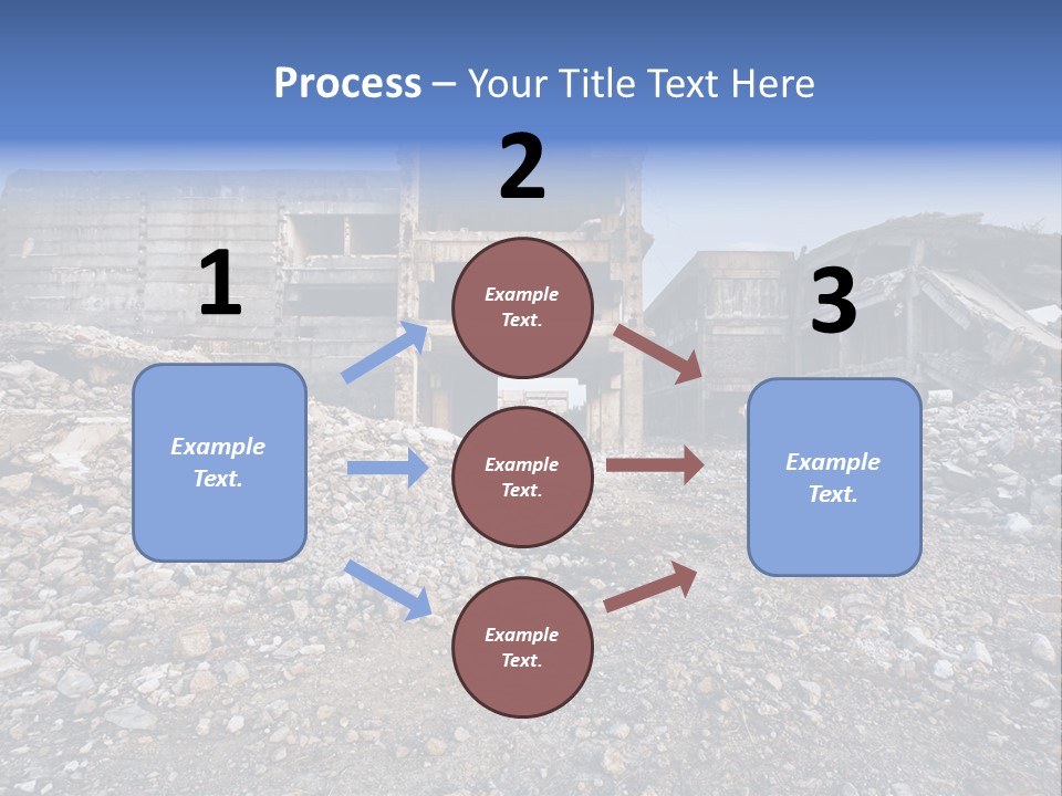 Abandoned Down Office PowerPoint Template