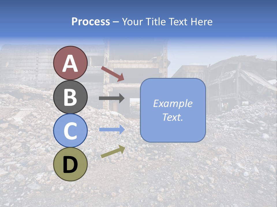 Abandoned Down Office PowerPoint Template