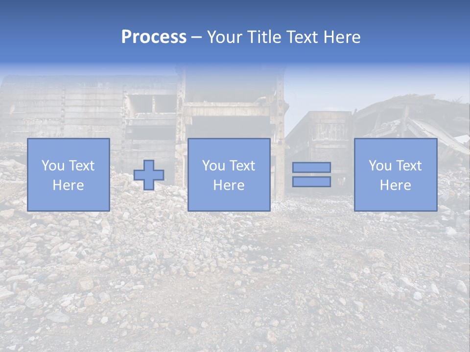 Abandoned Down Office PowerPoint Template
